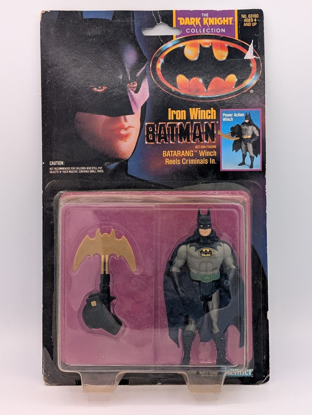 Kenner Iron Winch Batman Action Figure Dark Knight Collection w/ Cape Winch NIB